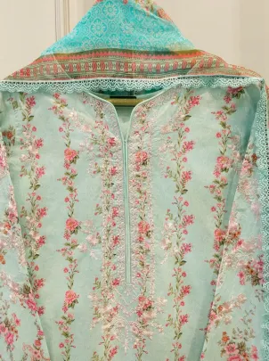 AGHANOOR -  2 Piece - Embroidered Lawn Suit S112056